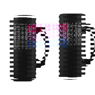 Love Is Love Bi Pride Subtle Bisexual Coffee Mug - Monsterry