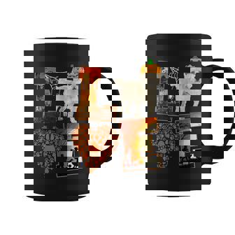 Love Cairn Terrier Dog Paw Heart Pumpkin Lover Halloween Coffee Mug - Monsterry