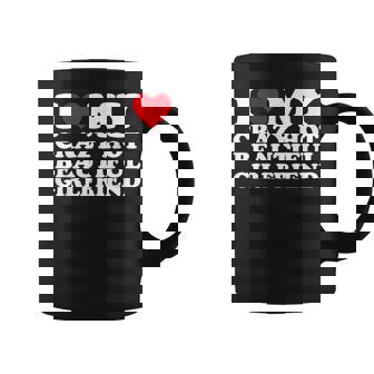 I Love My Crazy Hot Beautiful Girlfriend Gf Coffee Mug | Seseable UK