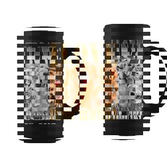 I Love Dumb Blondes Meme Dog Lover Coffee Mug | Seseable UK