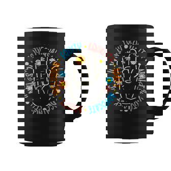 I Love You Hand Accept Inclusion Equity Teacher Women Coffee Mug - Monsterry