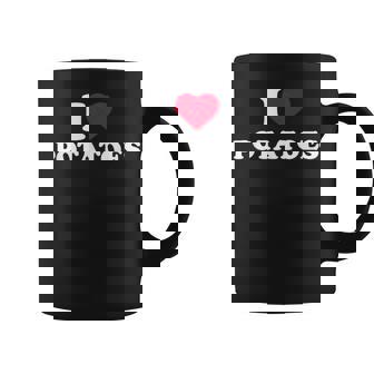 I Love Heart Potatoes Lover Vegetable Food Coffee Mug - Monsterry