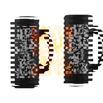 Love Jesus And Fall Too Autumn Christian Religious Groovy Coffee Mug - Thegiftio UK