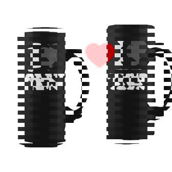 I Love Tren I Heart Tren Gym Tren Bodybuilding Supplement Coffee Mug - Monsterry