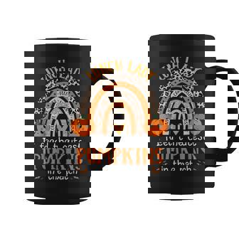 Lunch Lady Halloween School Cafeteria Worker Cutest Pumpkins Coffee Mug - Seseable