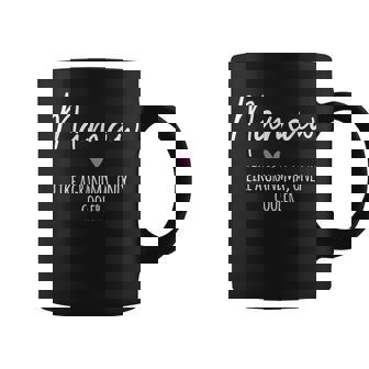 Mamaw Like A Grandma Only Cooler Heart Mother's Day Mamaw Coffee Mug | Seseable UK