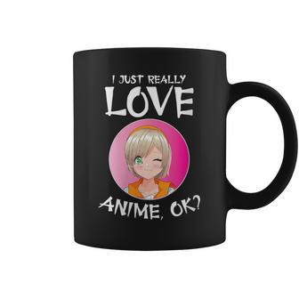 Manga Japonais Drôle Otaku Girls J'aimeraiment L'anime Tasse - Cadeauxyz