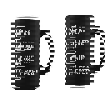 Manger Sommeil Randonner Répéter Tasse - Cadeauxyz