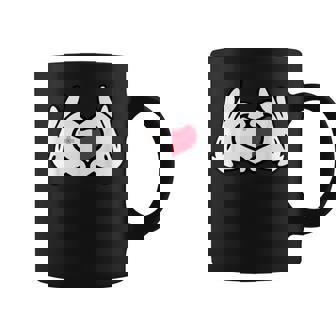 Manos De Dibujos Animados Formando Corazón Bandera Malta Taza de café - Regaloses
