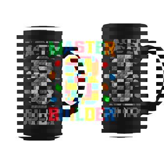 Master Builder 8Th Birthday 8 Year Old Brick Building Blocks Coffee Mug | Seseable UK