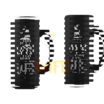Matching Couples Halloween Im Not A Witch Wife Women Coffee Mug - Monsterry