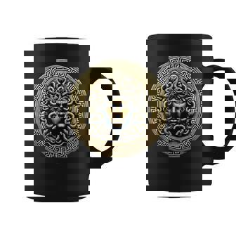 Medusa Head Myth Gorgon Snake Hair Greek Mythology Royal Coffee Mug - Thegiftio