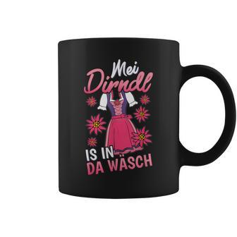 Mei Dirndl Is In Da Wäsch Edelweiss Tracht Women's S Tassen - Geschenkecke