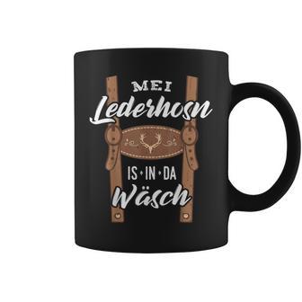 Mei Lederhosn Is In Da Wäsch Leather Trousers Tassen - Geschenkecke