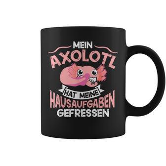 Mein Axolotl Hat Meine Homework Gefressen Axolotl Children's Tassen - Geschenkecke