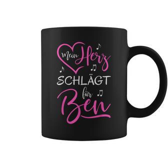 Mein Herz Schlägt Für Ben I Love Ben Ich Liebe Ben Tassen - Geschenkecke