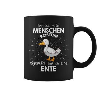 Mein Menschen Kostüm Bin Ich Eine Ente German Langu Tassen - Geschenkecke