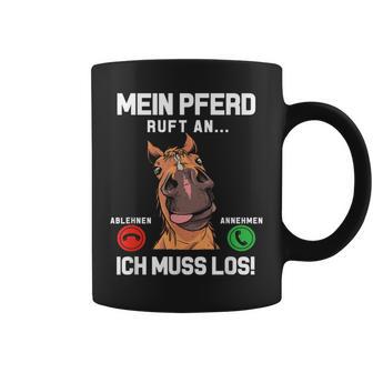 Mein Pferd Ruft An Reiterin Reiter Stall Girls' Tassen - Geschenkecke