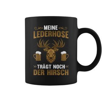 'Meine Lederhosen Hirsch Beer Alcohol Sauf Suff Party Saying Tassen - Geschenkecke