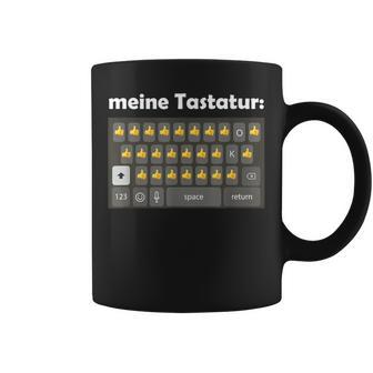 Meine Tastatur Daumen Hoch Für Papas Lustiges Tassen - Geschenkecke