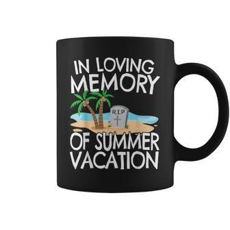 In Memory Of Summer Vacation Back To School Coffee Mug - Monsterry