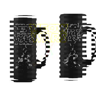 Meow Wars Cat Shirt For Cats Lovers Graphic Print Coffee Mug - Monsterry