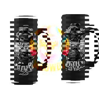 Meowdy Cat Cowboy Western Cat Coffee Mug - Thegiftio