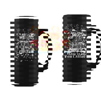 Meowy Catmas Cat Christmas Reindeer Xmas Family Women Coffee Mug - Thegiftio