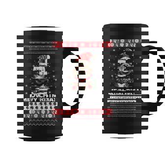 Meowy Catmas Cat Santa Christmas Kitten Xmas Ugly Sweater Coffee Mug | Mazezy