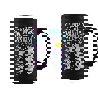 Mermaid 5Th Birthday 5 Year Old Girl Five Yrs Happy Bday Coffee Mug - Thegiftio UK