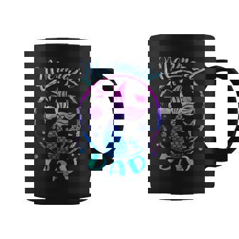 Mermaid Dad Girls Family Matching Birthday Coffee Mug - Monsterry