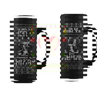 Merry Christmas French Bulldog Dog Ugly Sweater Coffee Mug - Thegiftio UK