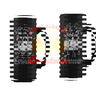Merry Clucking Christmas Chicken Xmas Chicken Lover Coffee Mug | Mazezy