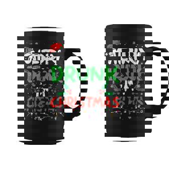 Merry Drunk I'm Christmas Santa Joke Xmas Drinking Coffee Mug | Seseable UK