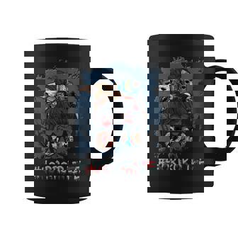 Messy Bun Horror Life Mom Killer Character Halloween Costume Graphic Print Coffee Mug - Monsterry