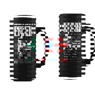 Mexirican Half Puerto Rican Half Mexican Hispanic Heritage Coffee Mug | Mazezy