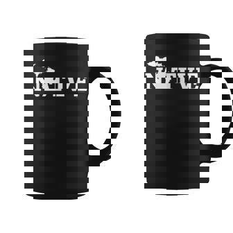 Michigan Midwest T Mitten Native Coffee Mug - Monsterry