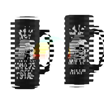 Milf- Man I Love Football Fan Rude Adult Humor Retro Coffee Mug - Monsterry