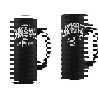 Minnesota Est 1858 Distressed Worn Classic Coffee Mug - Seseable