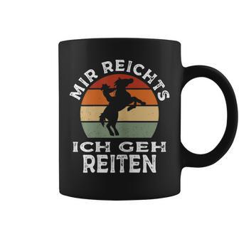 Mir Reichts Ich Geh Reiten Retrointage Rider S Tassen - Geschenkecke