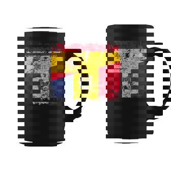 Moldavia España Bandera De La Amistad Moldavia Taza de café - Regaloses