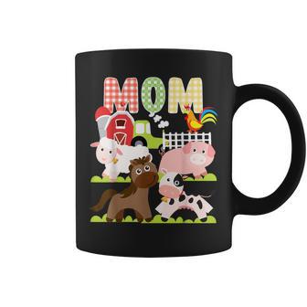 Mom Birthday Crew Barnyard Farm Animals Bday Party Coffee Mug - Monsterry
