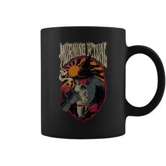 Morgenritual Zauberer Kaffeeliebhaber Mystische Hexe Tassen - Geschenkecke