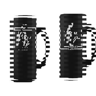 Mr Est 2025 Just Married Wedding Hubby Mr & Mrs Graphic Print Coffee Mug - Monsterry