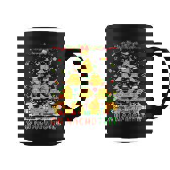 Nacho Christmas Tree Santa Reindeer Elf Mexican Nachos Lover Coffee Mug - Monsterry