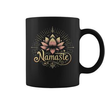 Namaste Peace & Harmonie Yoga Auf Deutsch Tassen - Geschenkecke