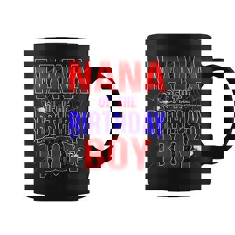 Nana Of The Birthday Boy Costume Spider Web Bday Party Coffee Mug | Seseable UK