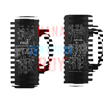 Nana Of The Birthday Boy Spider Web Bday Boy Spider Lover Coffee Mug | Seseable UK
