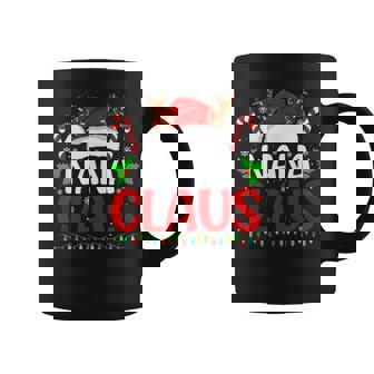 Nana Claus Christmas Lights Family Matching Xmas Pajamas Coffee Mug - Monsterry