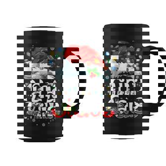 Nana Claus Christmas Lights Pajama Family Matching Coffee Mug | Mazezy